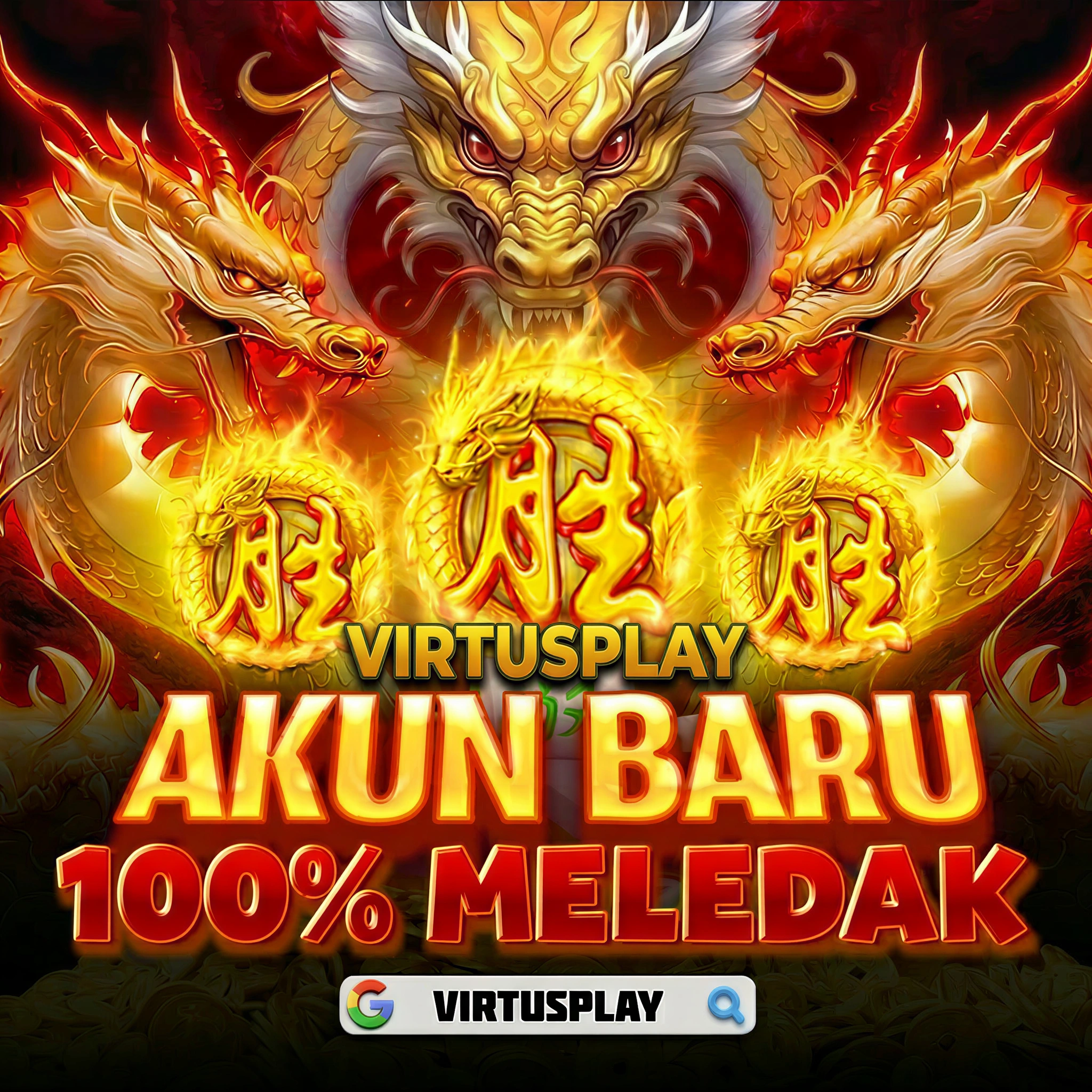 VIRTUSPLAY PENGGUNA BARU SUDAH PASTI 100% LEDAKKK